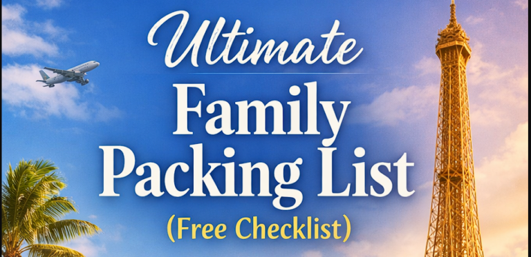 Ultimate Family Packing List (Free Checklist)